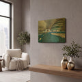'The Scoop London City Hall And Tower Bridge' By Mark A Paulda Gold Metal Wall Art