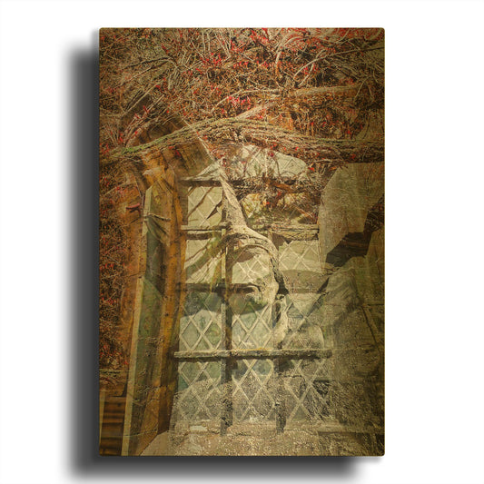 'Westminster Double Exposure' By Mark A Paulda Gold Metal Wall Art