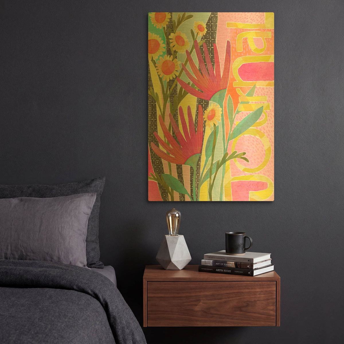 'Journal' By Michal Loren Art Gold Metal Wall Art