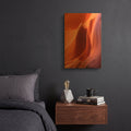 'Antelope Closeup 0001' By Mike Jones Gold Metal Wall Art