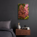 'Orchids Purple Fl 9222' By Mike Jones Gold Metal Wall Art