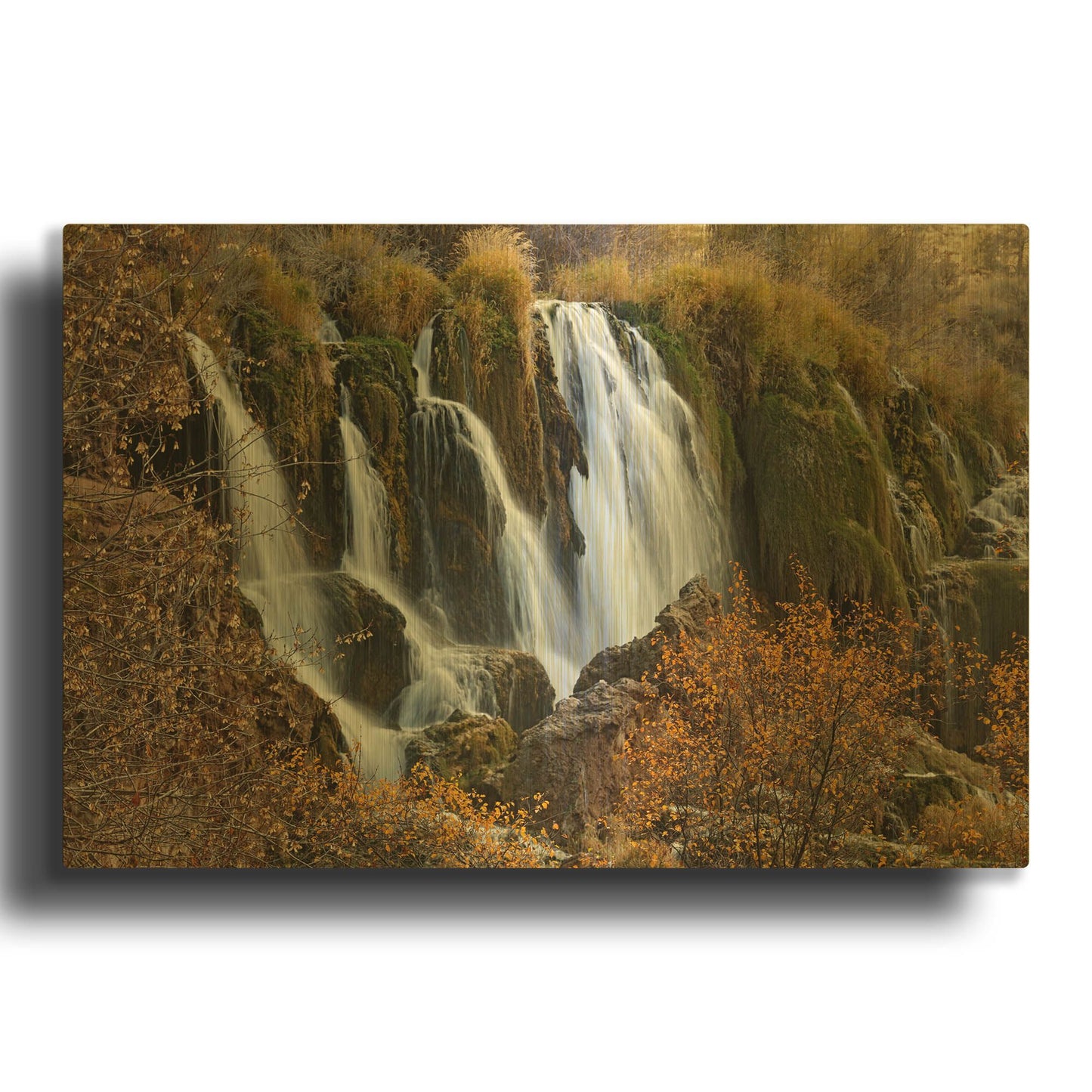 'Swan Valley Near Idaho Falls Id 4470' By Mike Jones Gold Metal Wall Art