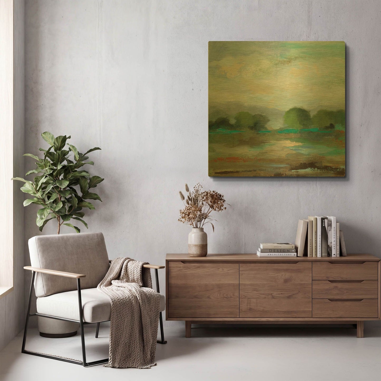 'Unexpected Clouds I' By Silvia Vassileva Gold Metal Wall Art