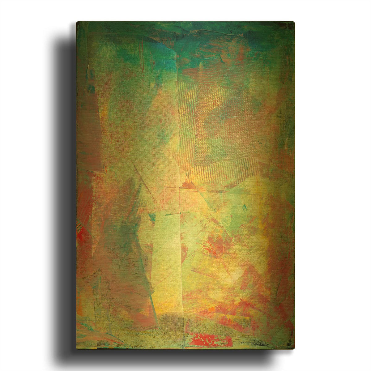 'Fragments Of Sunset' By Tim Nyberg Gold Metal Wall Art