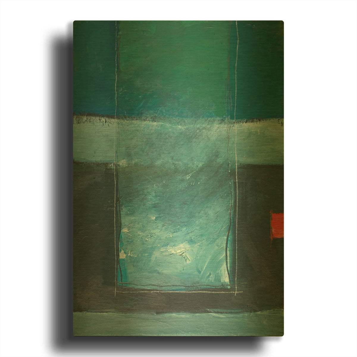 'Awakening 1' By Tim Nyberg Gold Metal Wall Art
