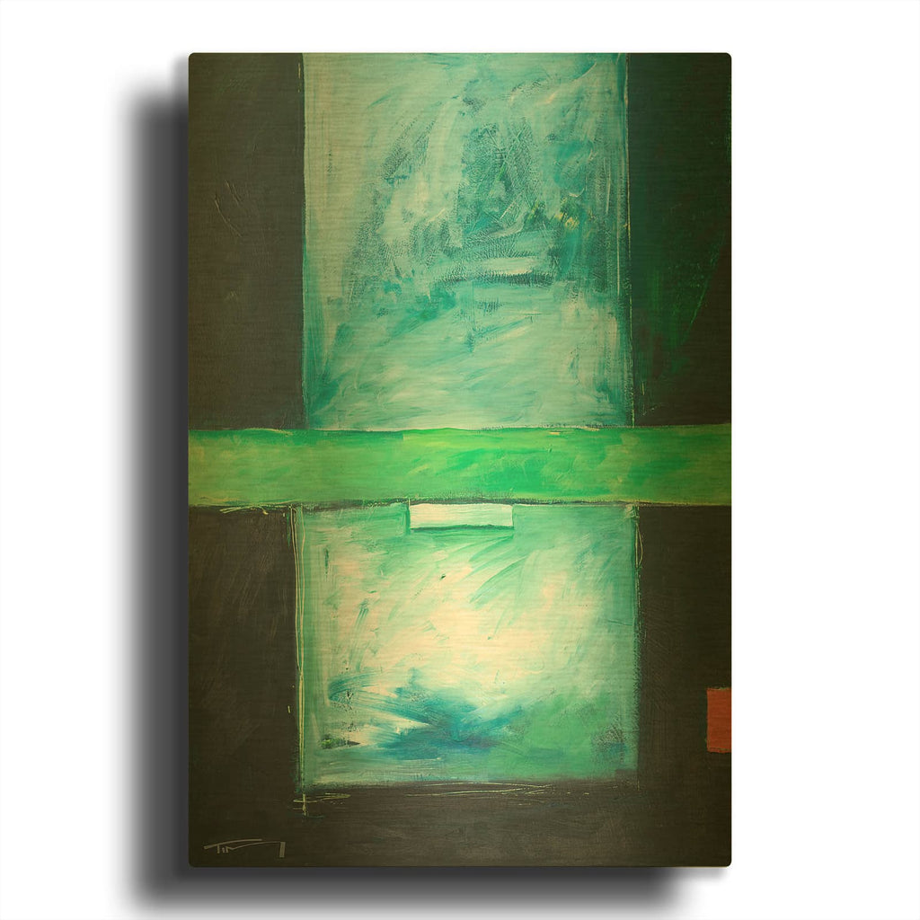 'Awakening 2' By Tim Nyberg Gold Metal Wall Art