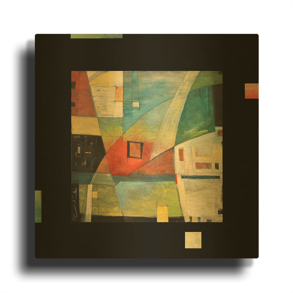 'Bemsha Swing Revisited' By Tim Nyberg Gold Metal Wall Art