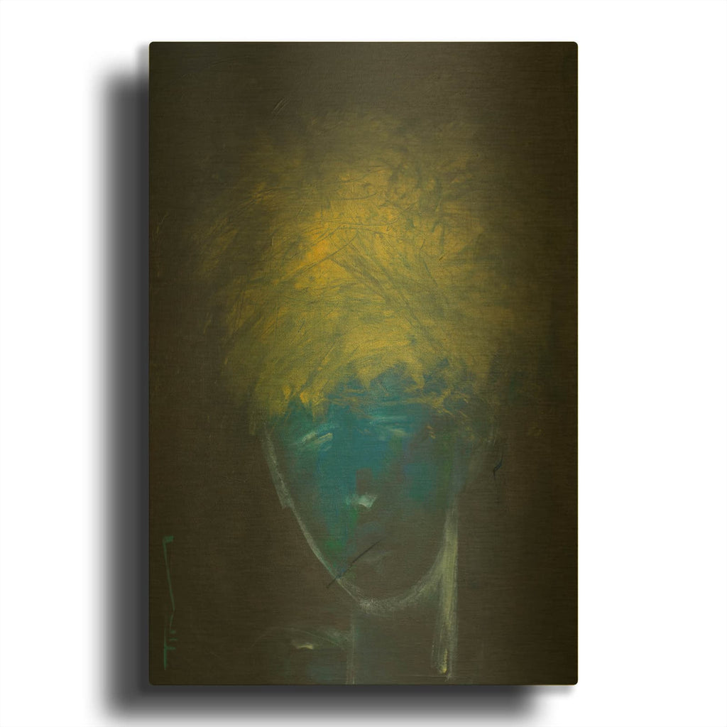 'Blue Boy' By Tim Nyberg Gold Metal Wall Art