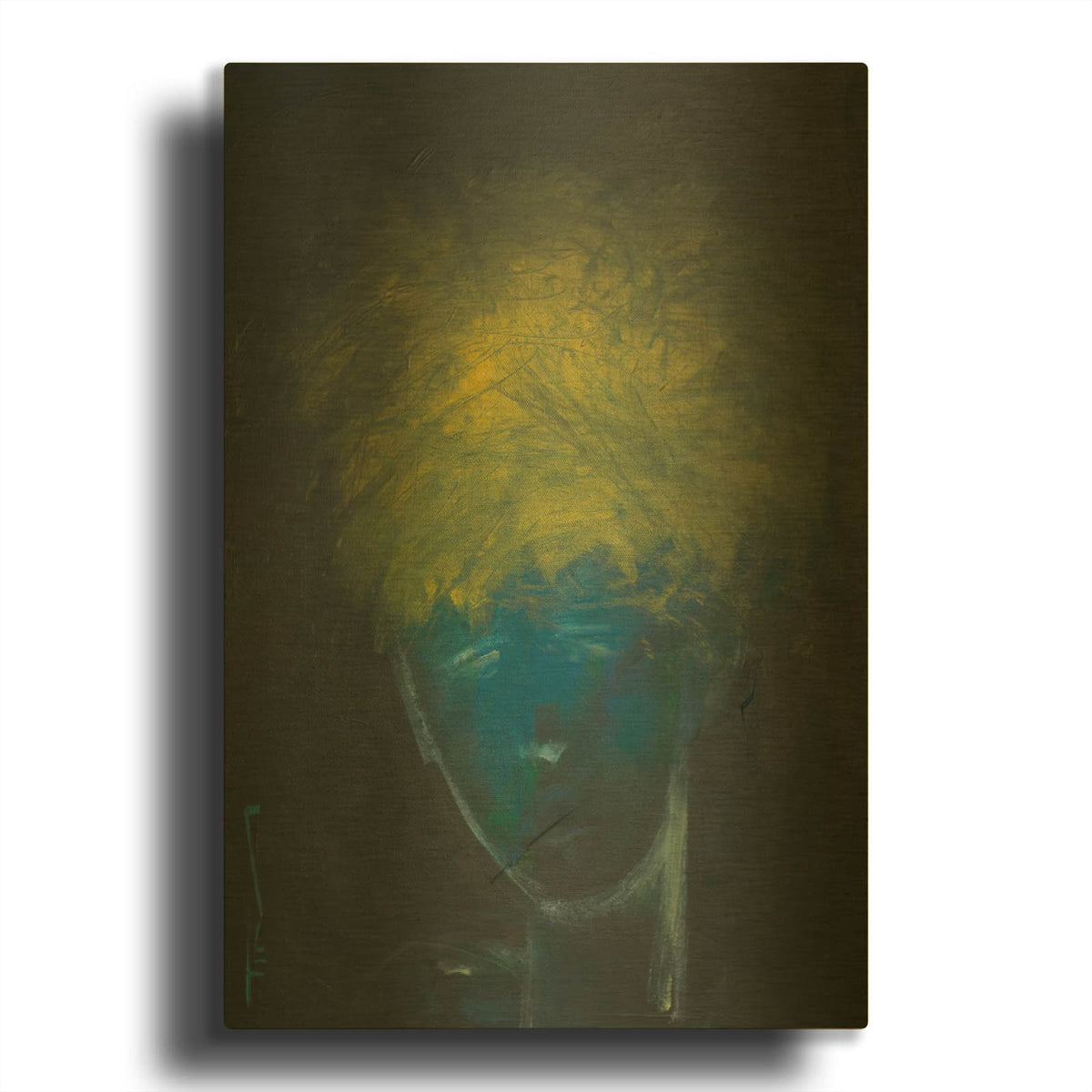 'Blue Boy' By Tim Nyberg Gold Metal Wall Art