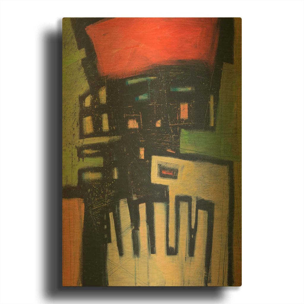 'C Sharp' By Tim Nyberg Gold Metal Wall Art