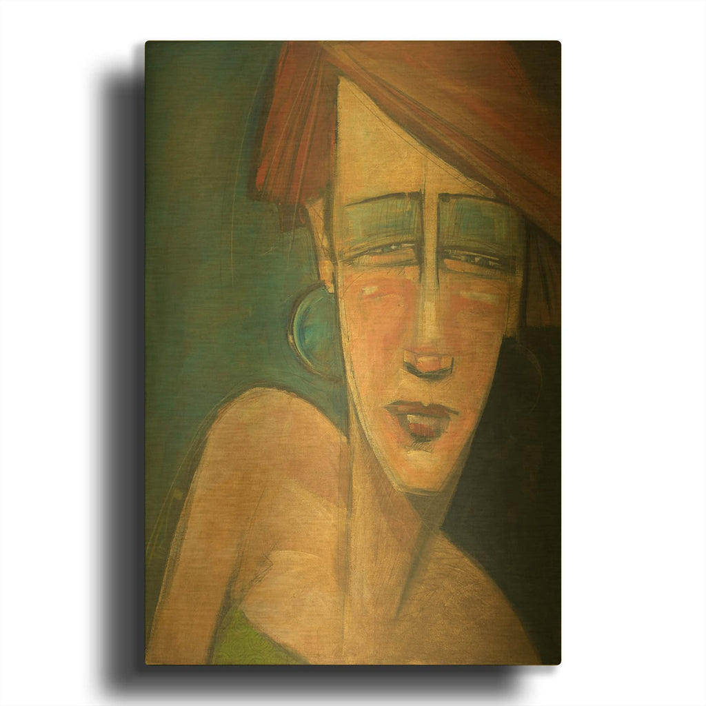 'Eve' By Tim Nyberg Gold Metal Wall Art