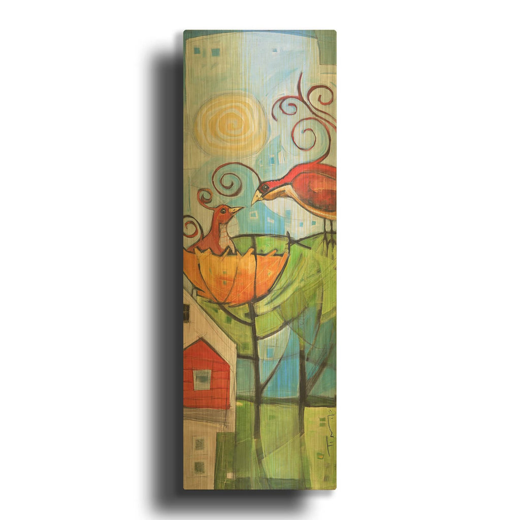 'Expectant' By Tim Nyberg Gold Metal Wall Art