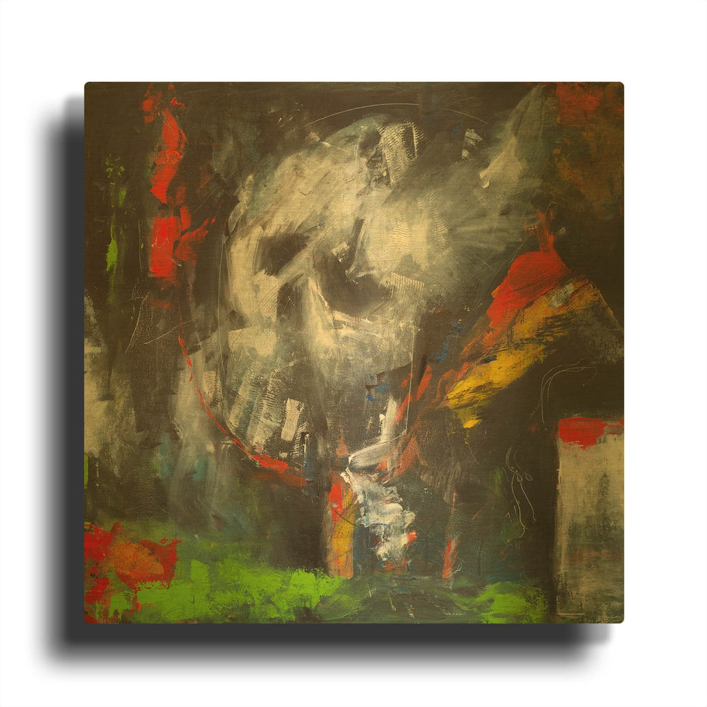 'Ghost Train' By Tim Nyberg Gold Metal Wall Art