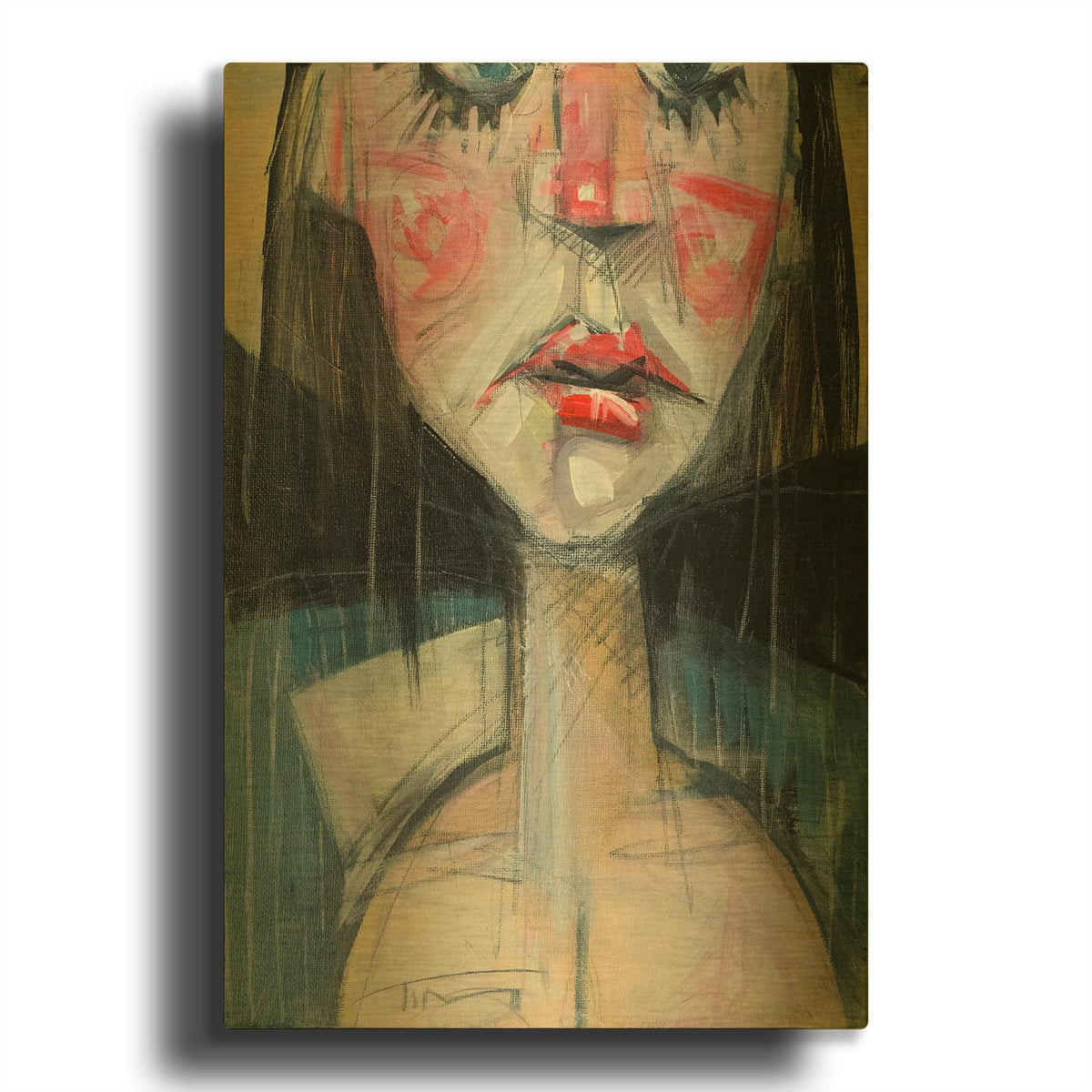 'Glass Ceiling 2' By Tim Nyberg Gold Metal Wall Art