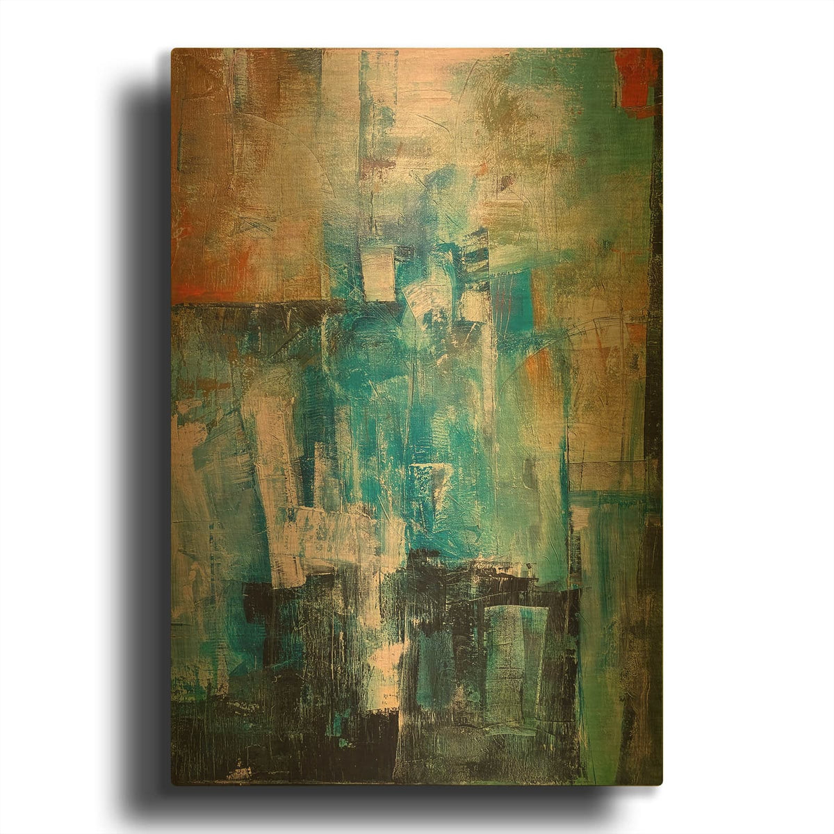 'Metro Sunset' By Tim Nyberg Gold Metal Wall Art