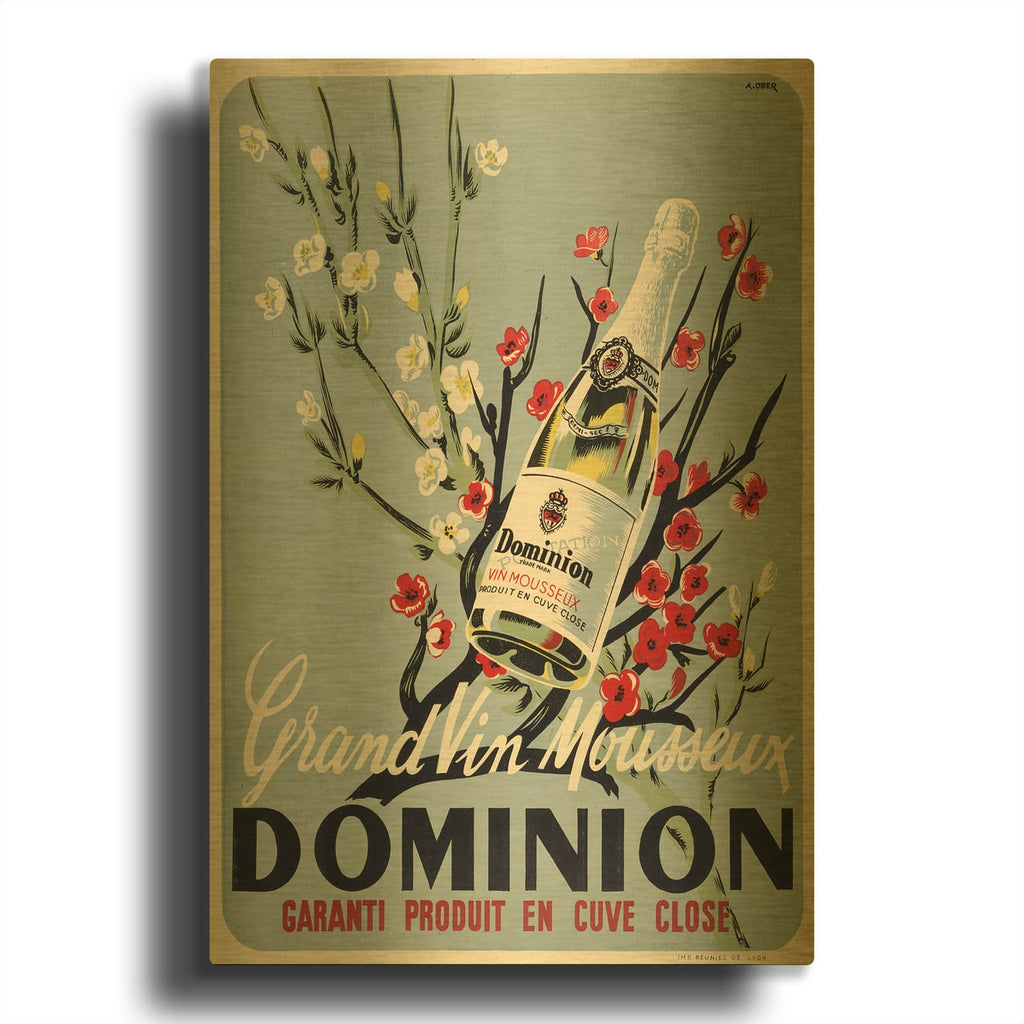 'Dominion' By Vintage Posters Gold Metal Wall Art