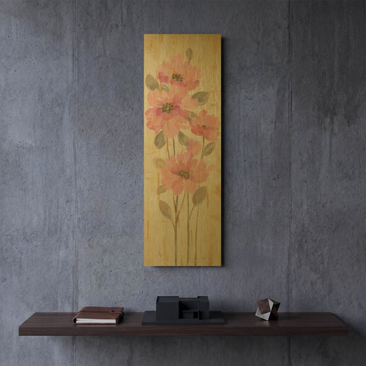 'Beautiful Garden Stems I' By Silvia Vassileva Gold Metal Wall Art