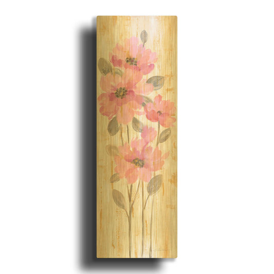 'Beautiful Garden Stems I' By Silvia Vassileva Gold Metal Wall Art
