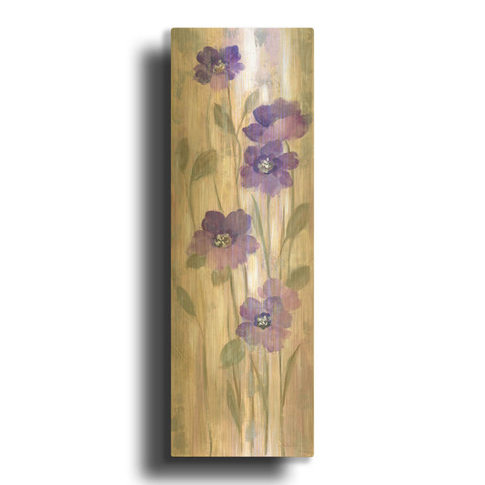 'Spring Florals II' By Silvia Vassileva Gold Metal Wall Art