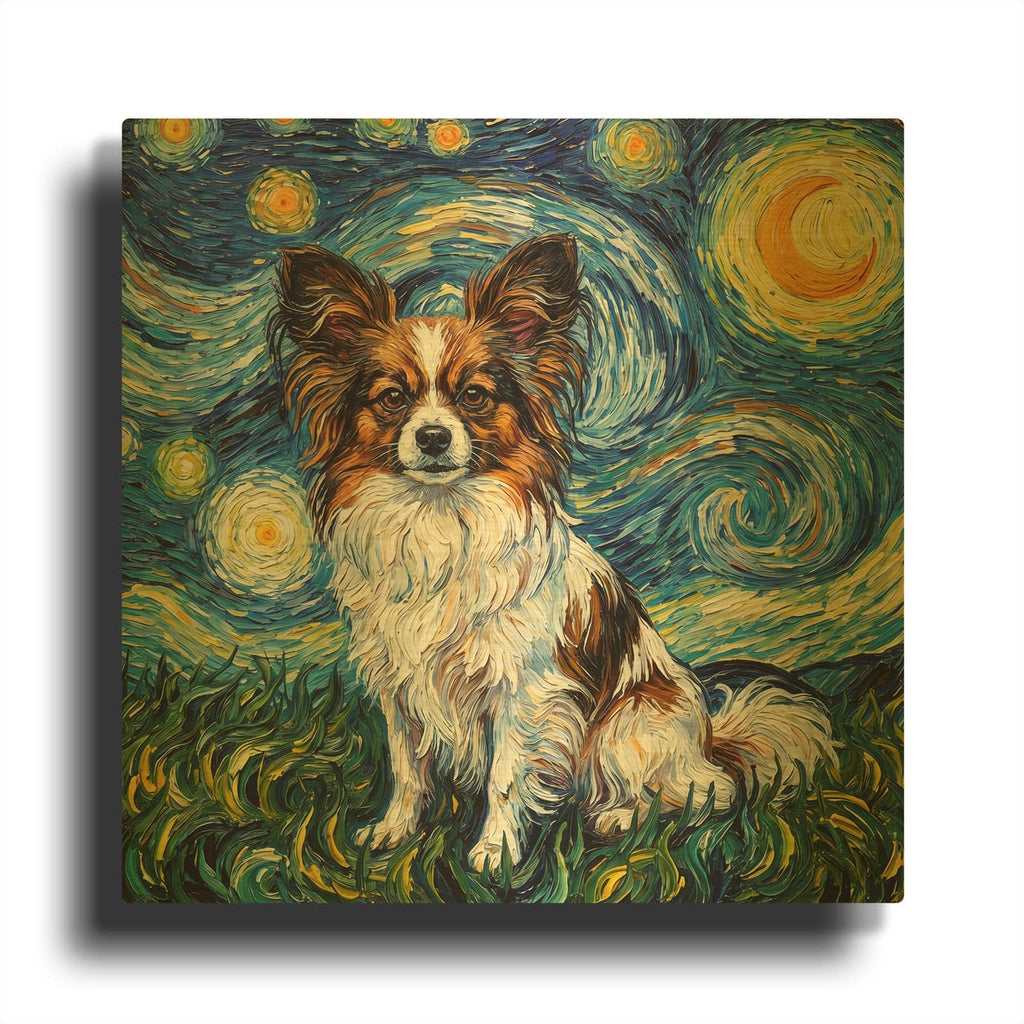 'Papillon Starry Night' By Rich Monet Gold Metal Wall Art