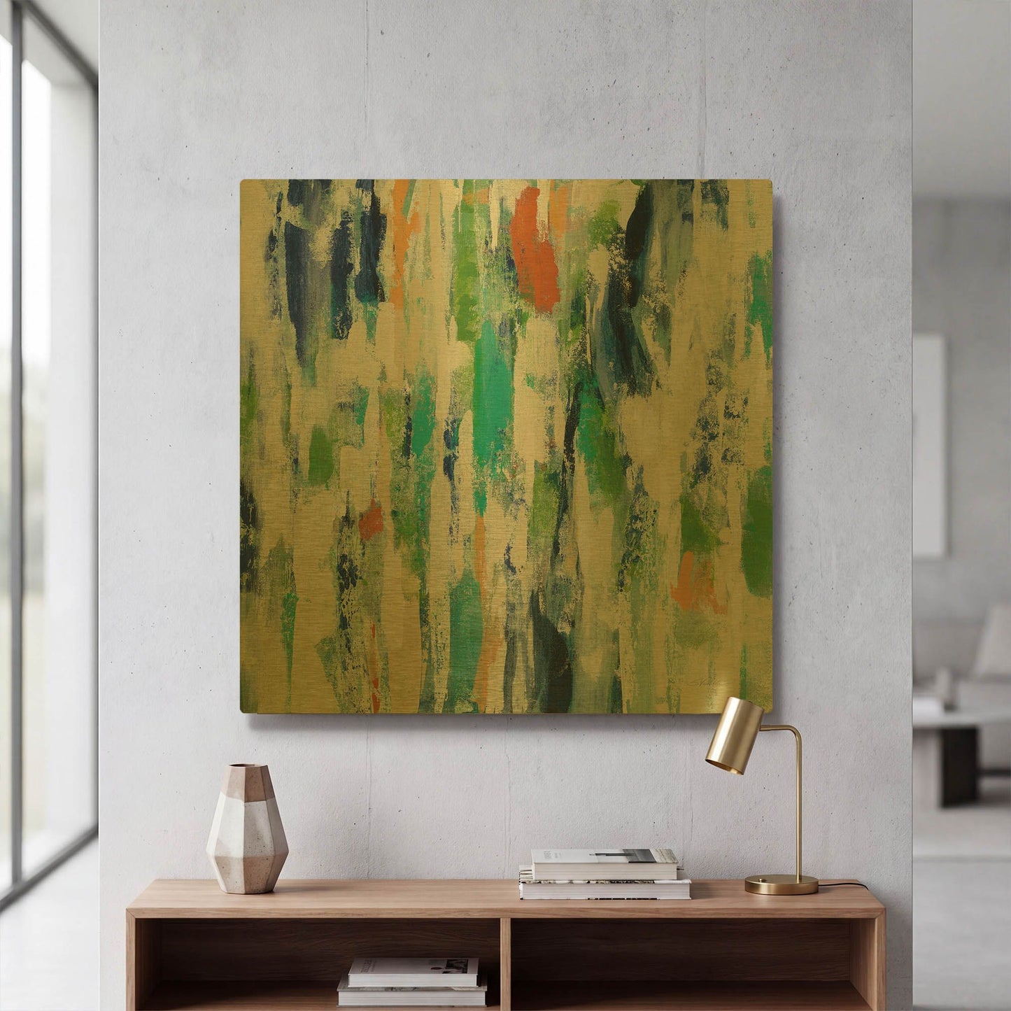 'Sun Rays' By Silvia Vassileva Gold Metal Wall Art