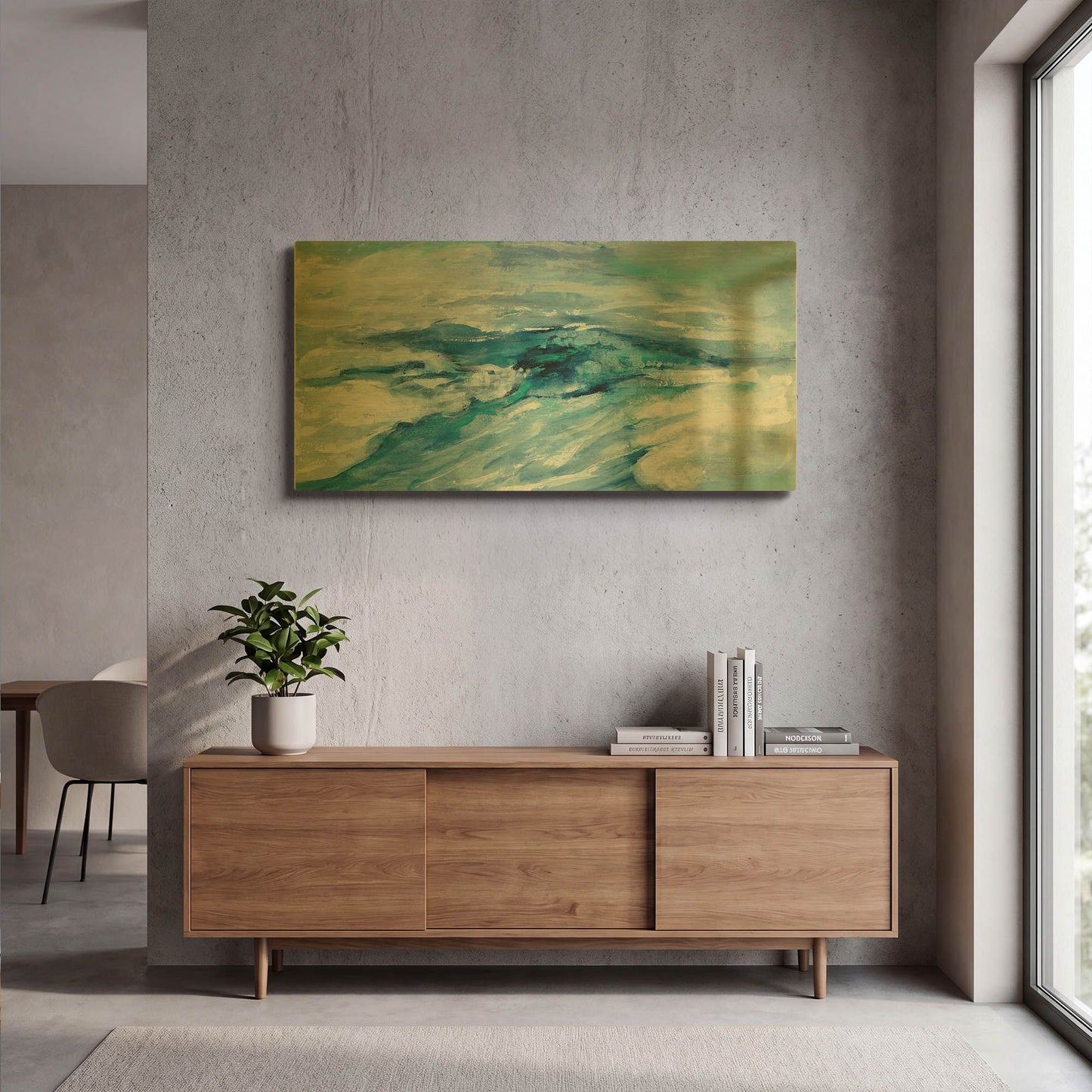 'Archipelago Seascape' By Silvia Vassileva Gold Metal Wall Art