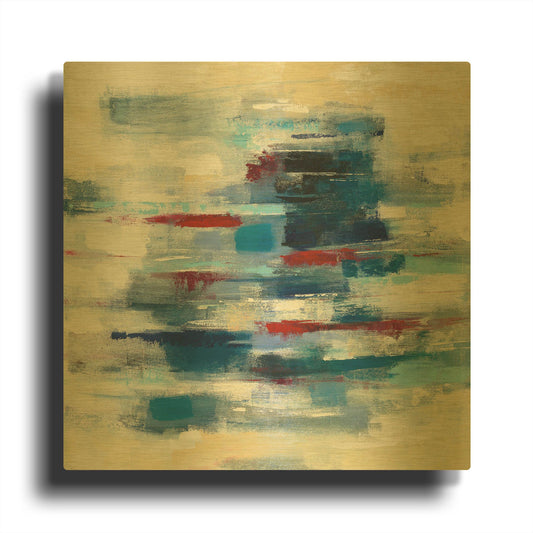 'Spinnaker' By Silvia Vassileva Gold Metal Wall Art