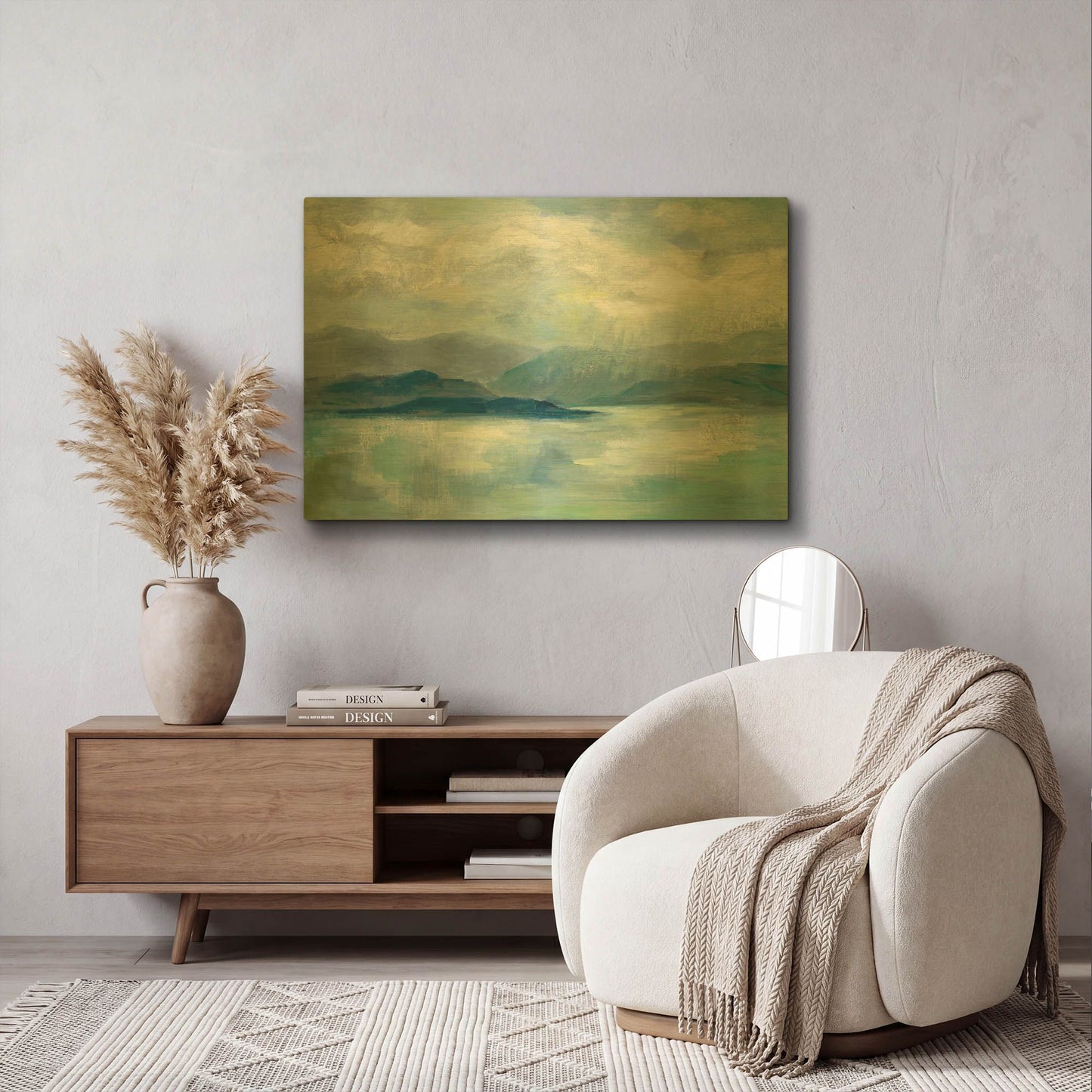 'Early Sunrise' By Silvia Vassileva Gold Metal Wall Art
