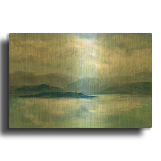'Early Sunrise' By Silvia Vassileva Gold Metal Wall Art