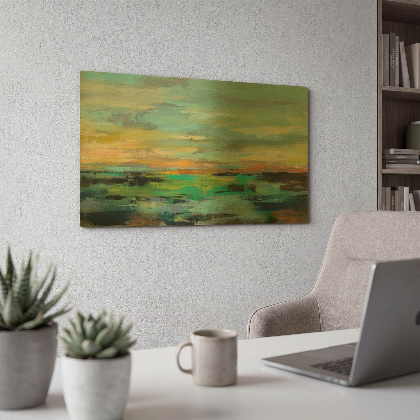 'Delmar Sunset I' By Silvia Vassileva Gold Metal Wall Art