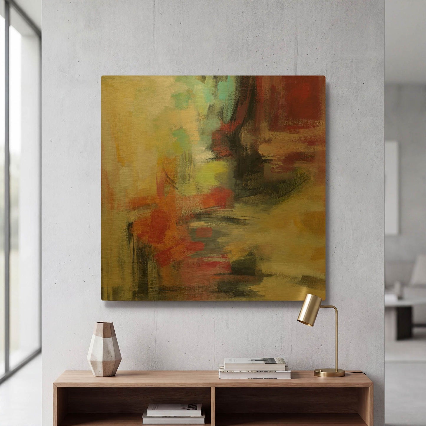 'Kyoto Summer' By Silvia Vassileva Gold Metal Wall Art