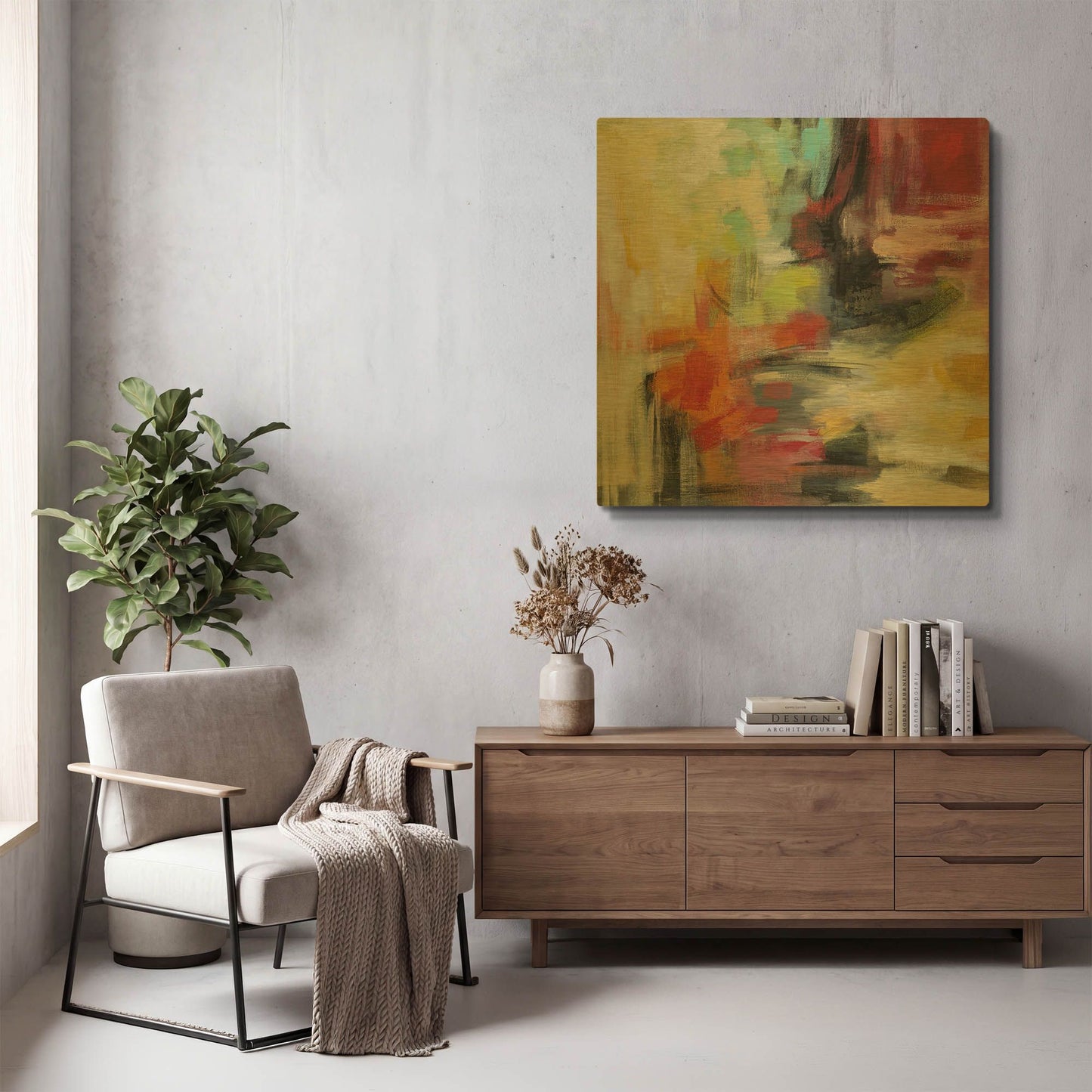 'Kyoto Summer' By Silvia Vassileva Gold Metal Wall Art