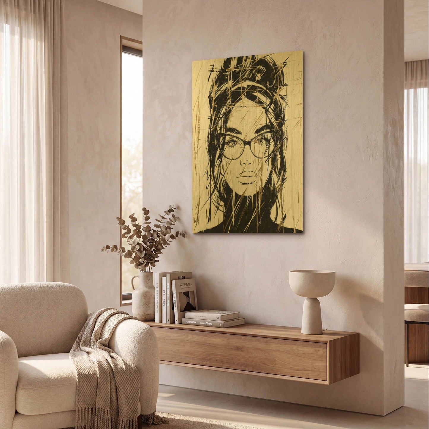'Golden Girl 2' By Karen Smith Gold Metal Wall Art