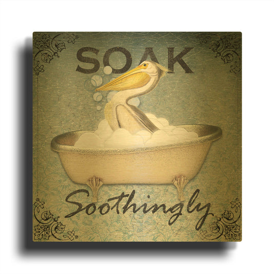 'Soak' By Karen Smith Gold Metal Wall Art