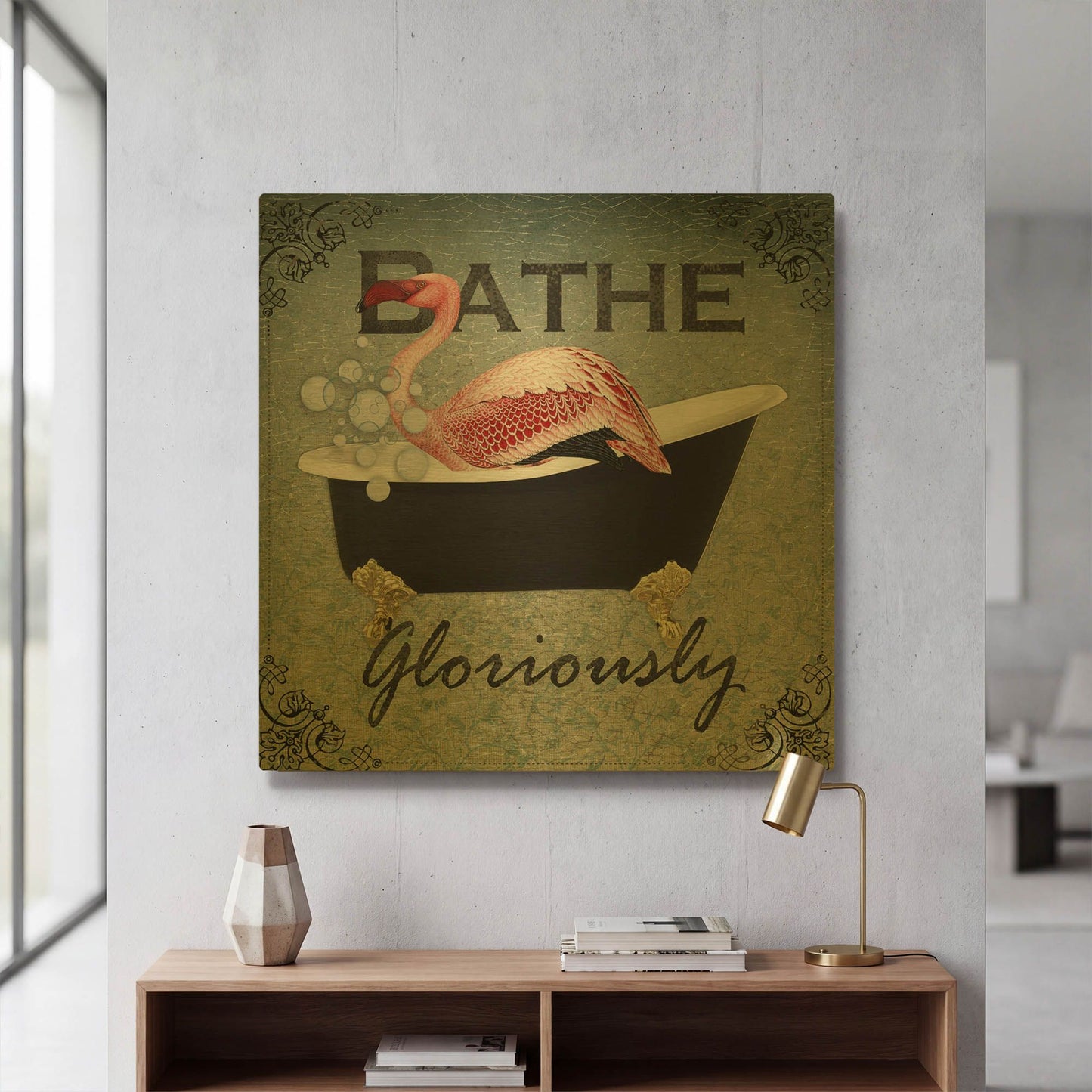 'Glorious' By Karen Smith Gold Metal Wall Art