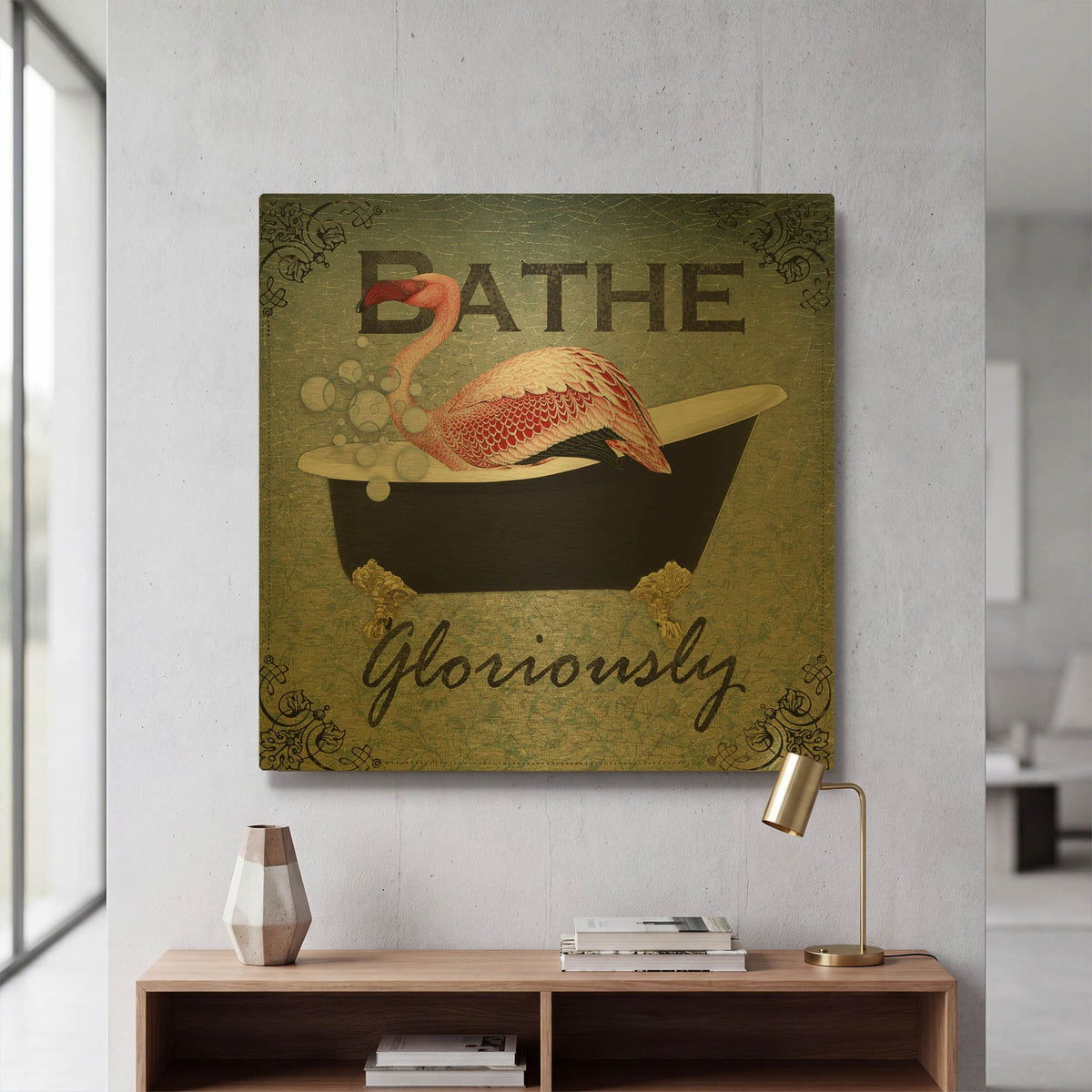 'Glorious' By Karen Smith Gold Metal Wall Art