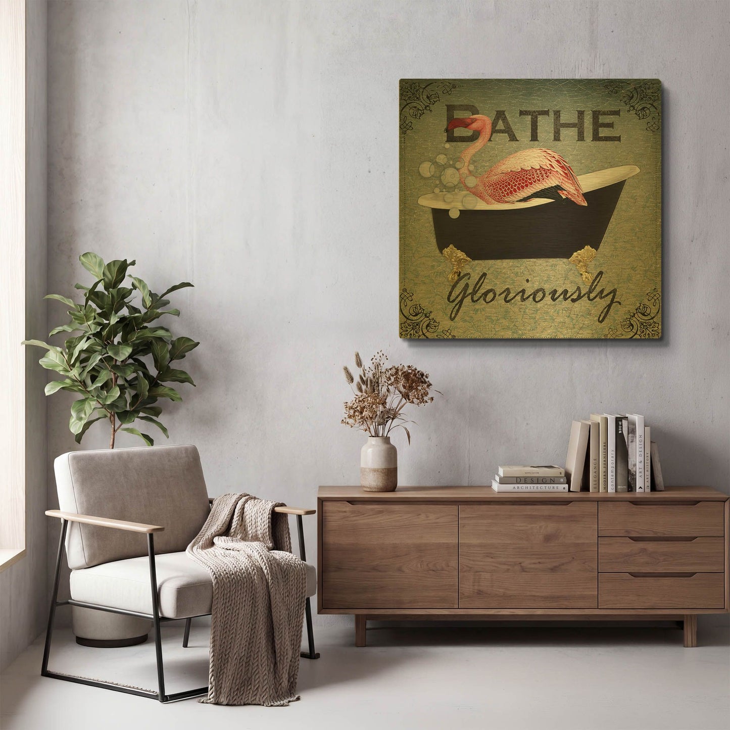 'Glorious' By Karen Smith Gold Metal Wall Art