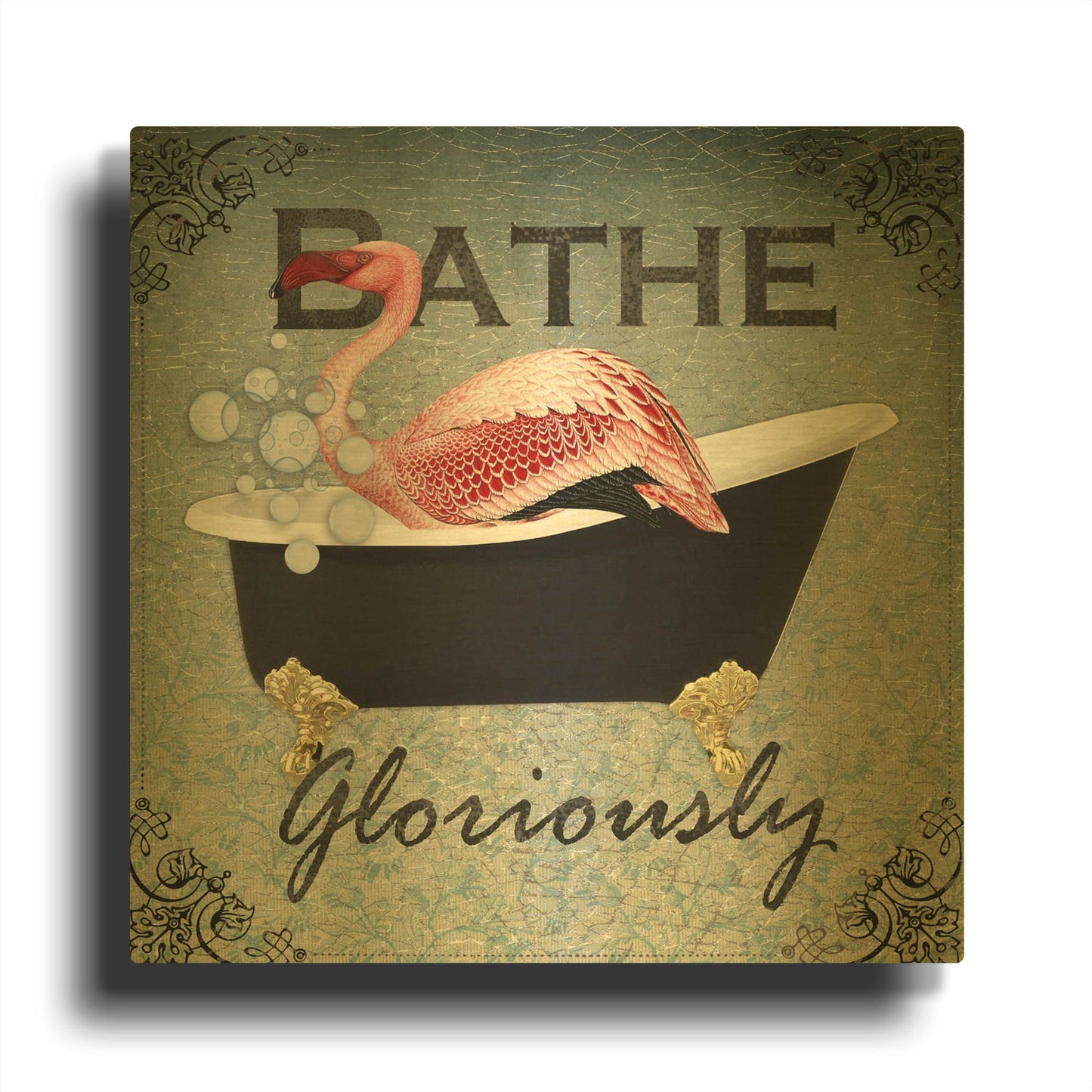 'Glorious' By Karen Smith Gold Metal Wall Art