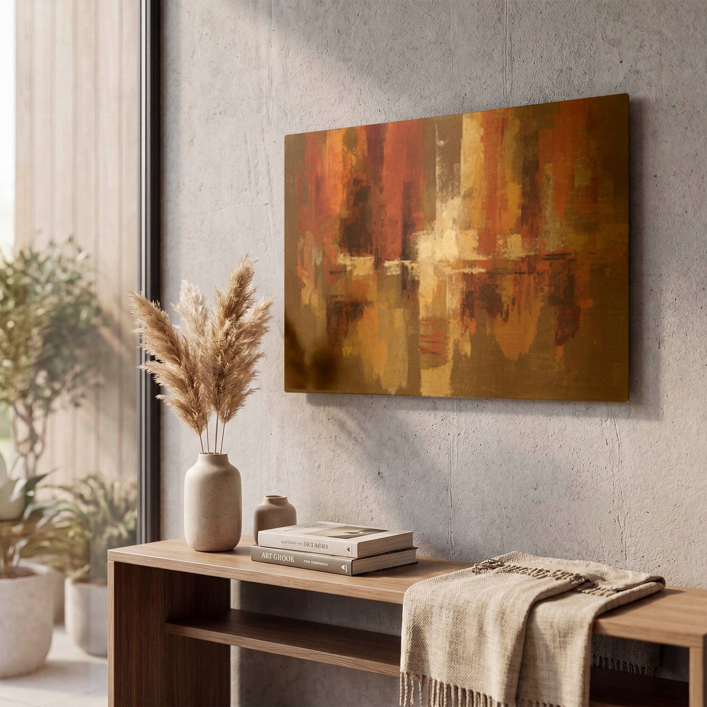 'Castanets' By Silvia Vassileva Gold Metal Wall Art