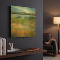'Lake Near Mesa Verde' By Chris Vest Gold Metal Wall Art
