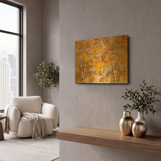 'Soft Breeze 2' By Graham Reynolds Gold Metal Wall Art