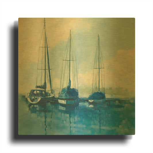 'Tied Up 1' By Graham Reynolds Gold Metal Wall Art
