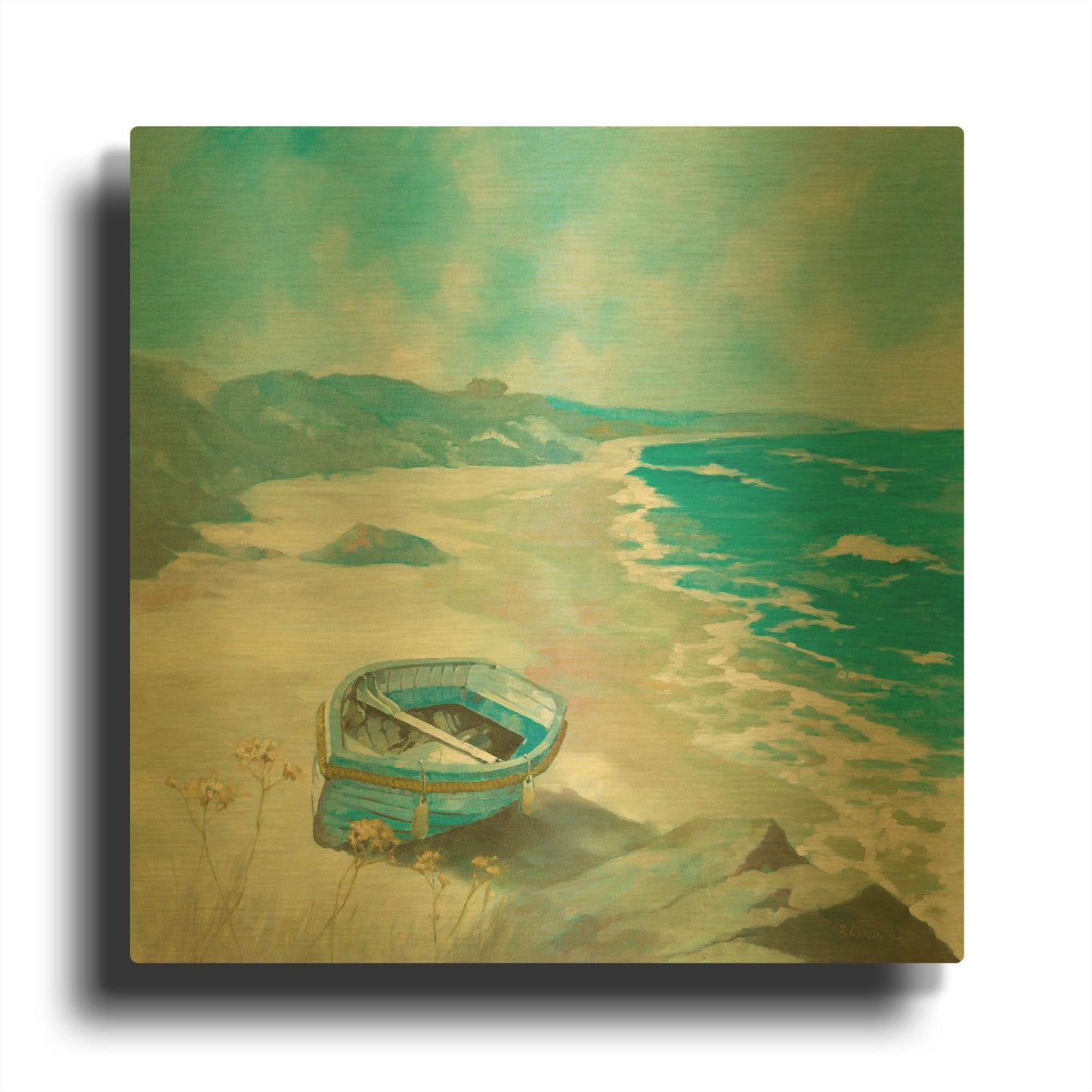 'Boat Show 1' By Graham Reynolds Gold Metal Wall Art
