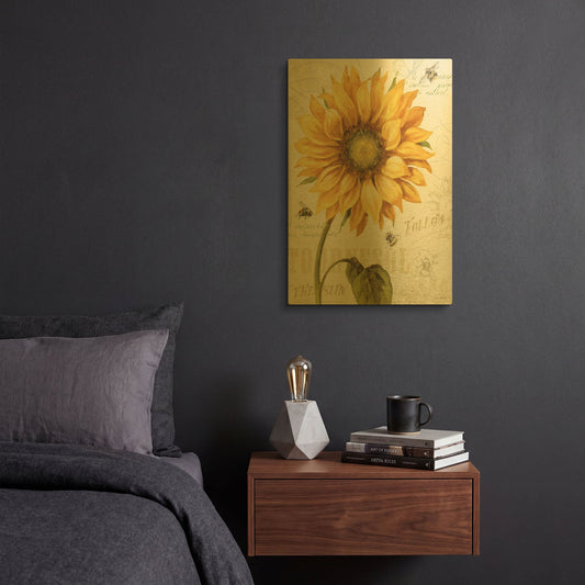 'Under The Sun I' By Lisa Audit Gold Metal Wall Art