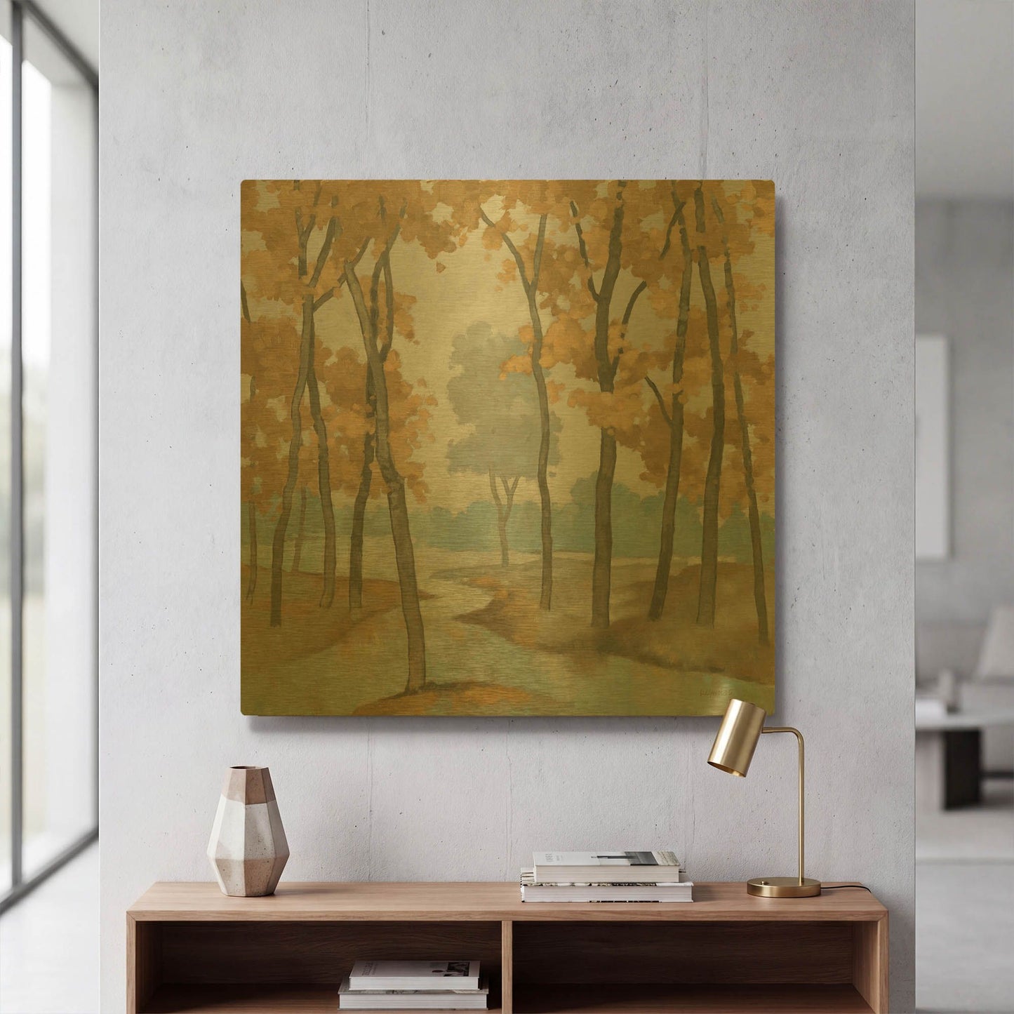 'Clear View 2' By Graham Reynolds Gold Metal Wall Art