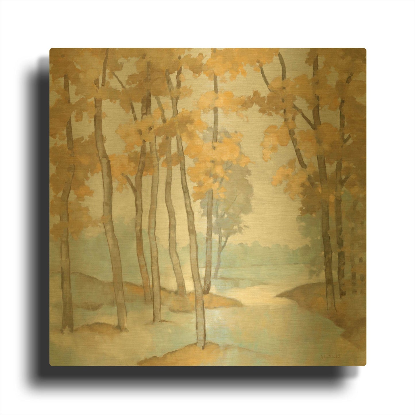 'Clear View 1' By Graham Reynolds Gold Metal Wall Art