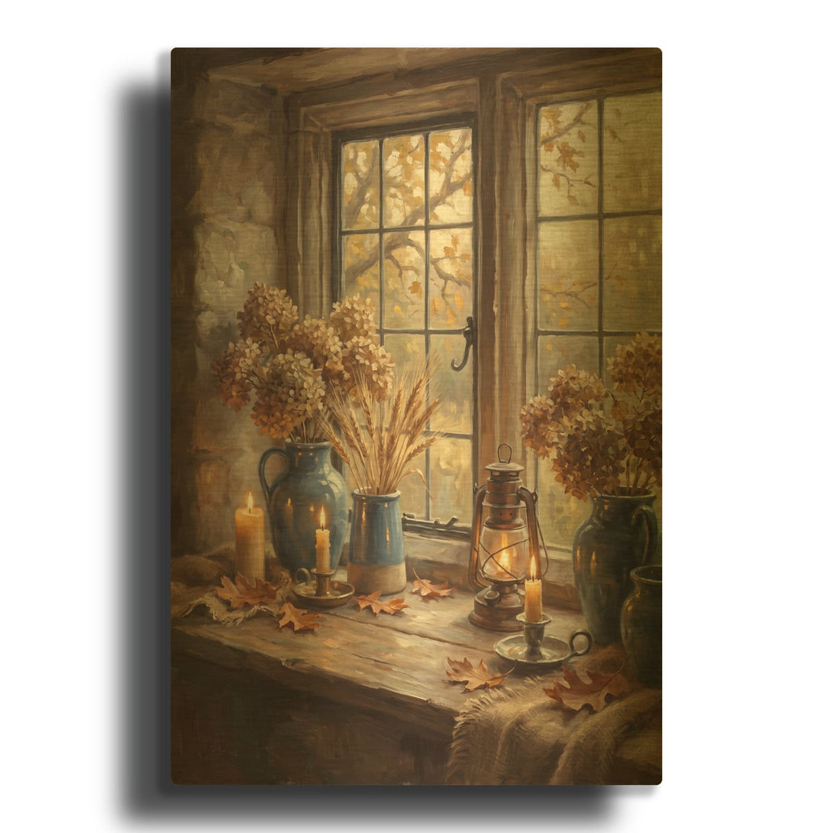 'Whispers of Golden Light' By Veve Gold Metal Wall Art