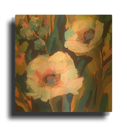 'Dances' By Jeanette Vertentes Gold Metal Wall Art