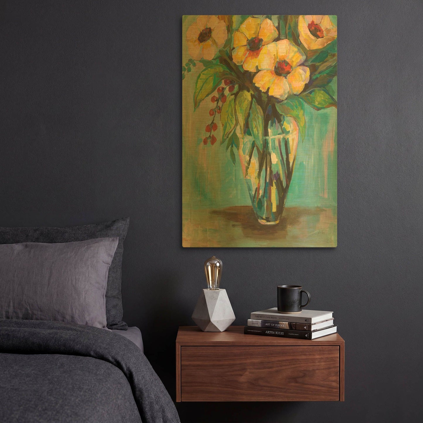 'The Family' By Jeanette Vertentes Gold Metal Wall Art