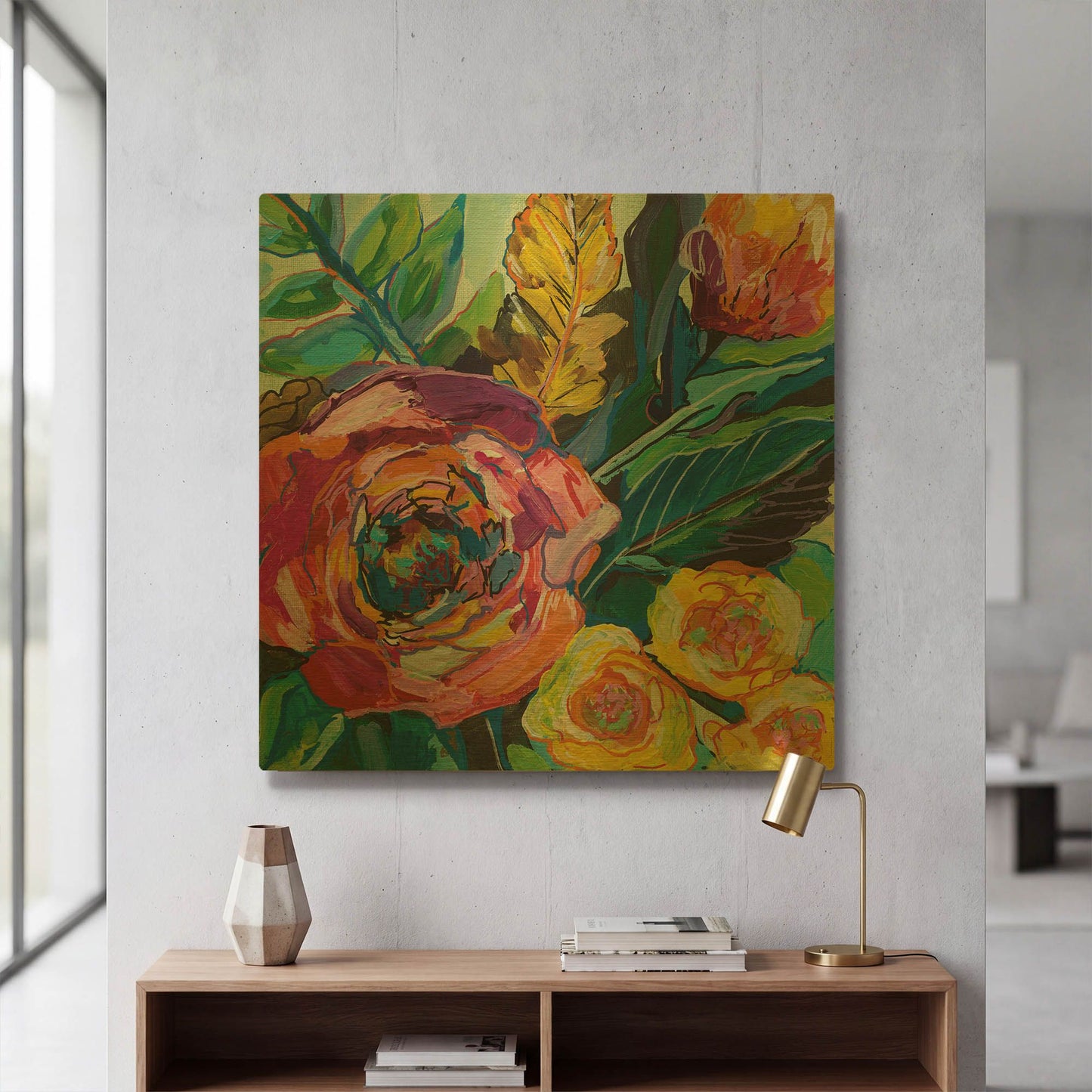 'Pop' By Jeanette Vertentes Gold Metal Wall Art